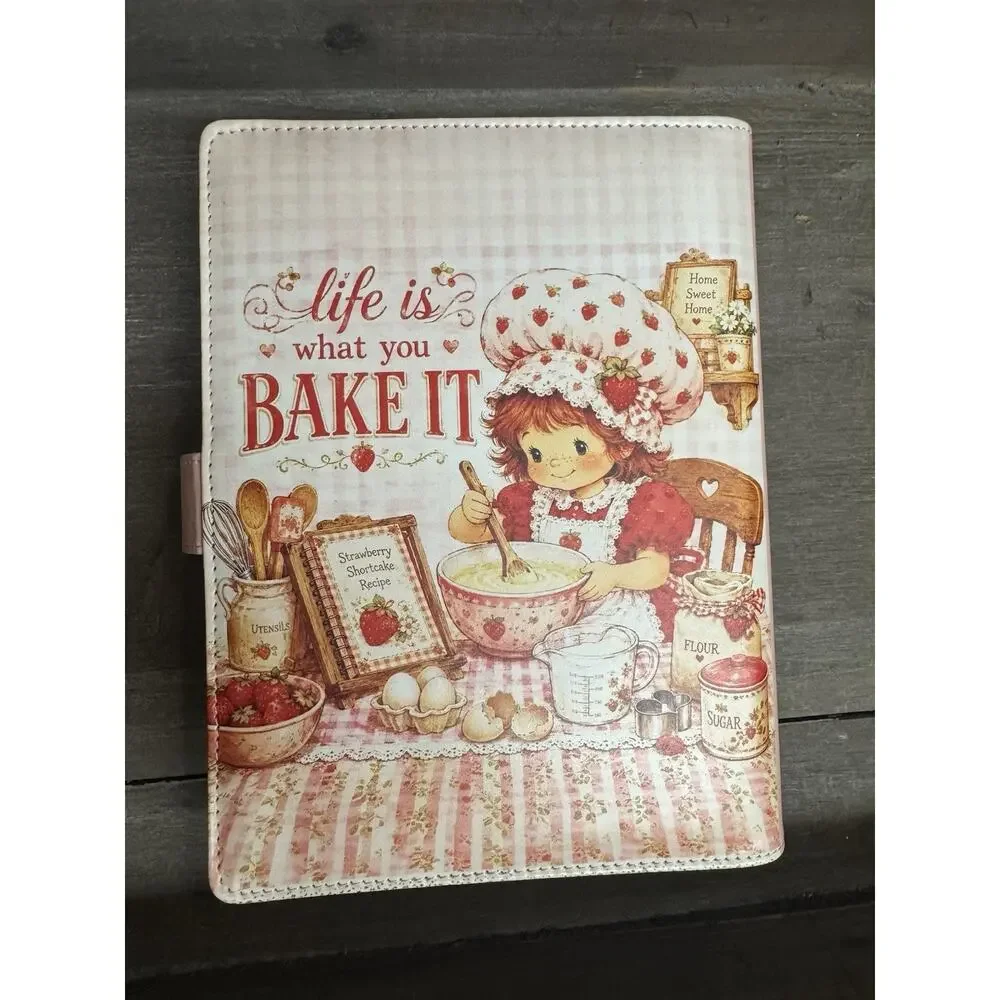 Strawberry Shortcake A5 Binder w/ Printed Stationery paper